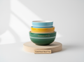 Colorblock Bowl Trio - Fragile Alert