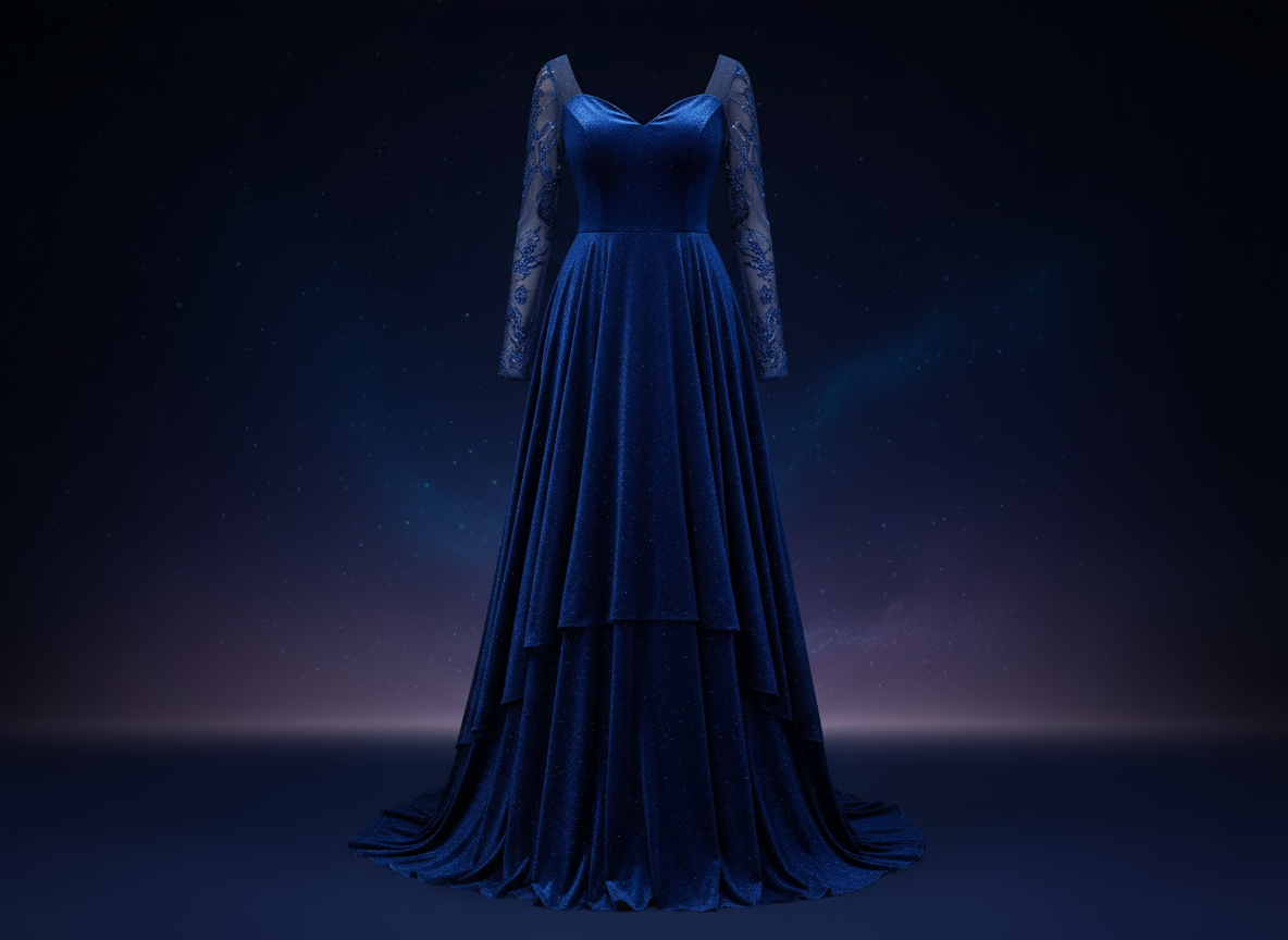 Midnight Magic Dress - Long Shipment Alert