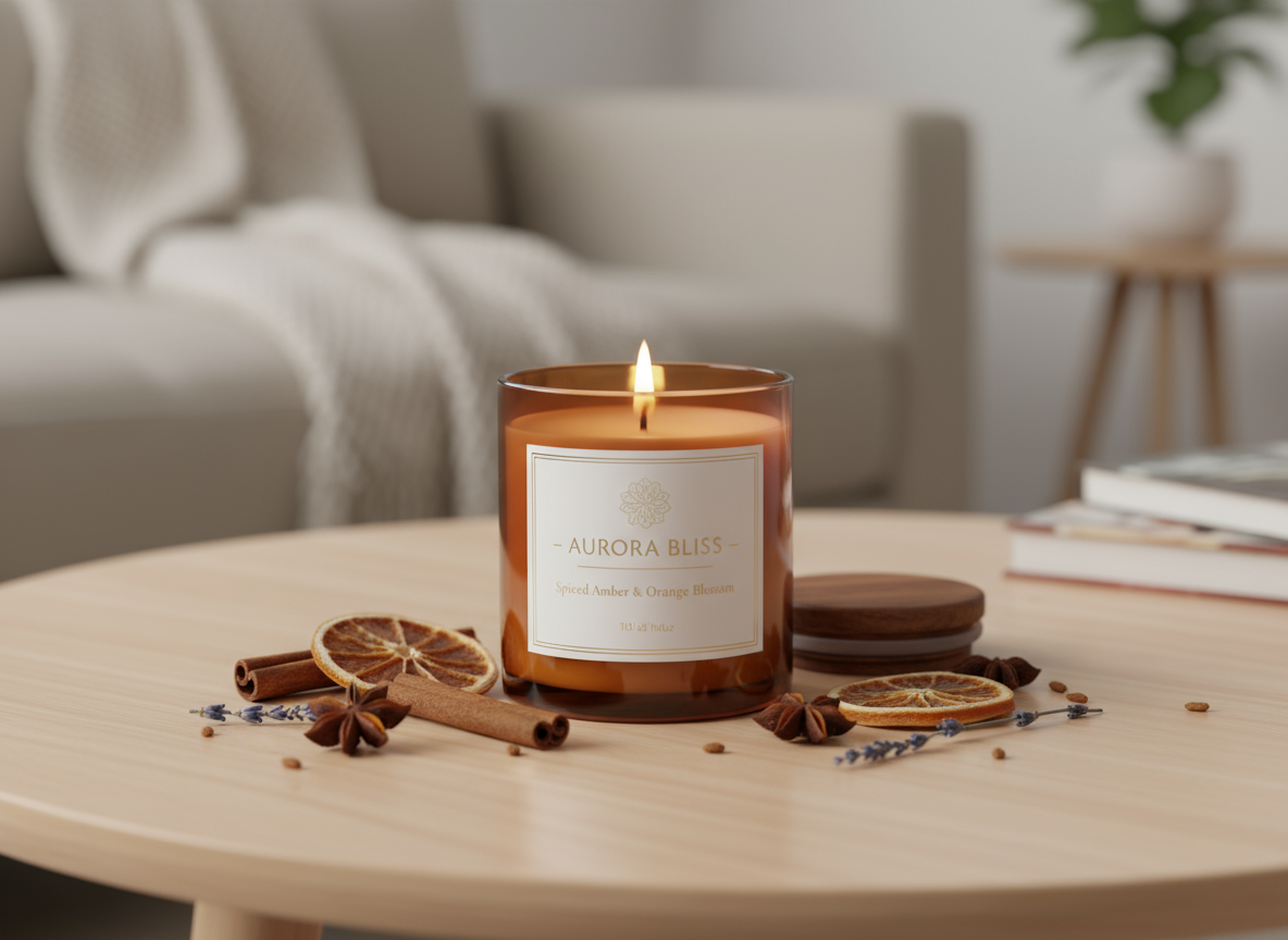 Scented Candle - Chemicals Alert